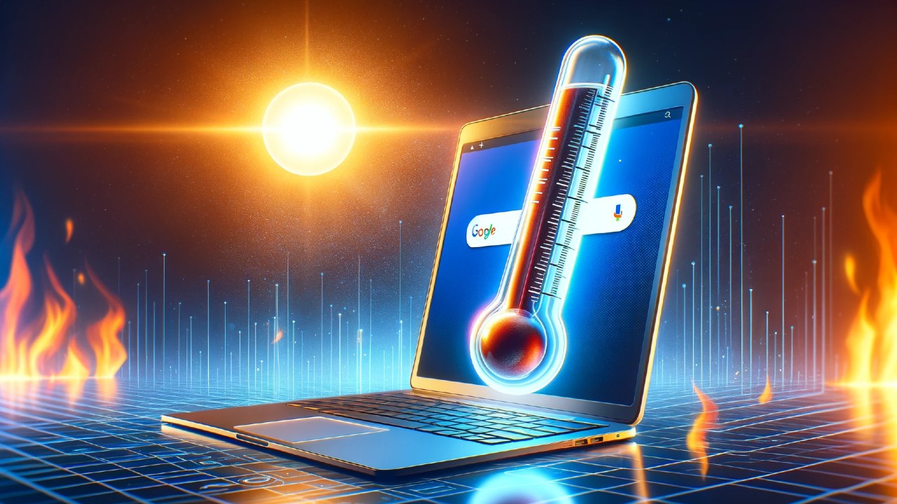 Termómetro de actualizaciones en Google
