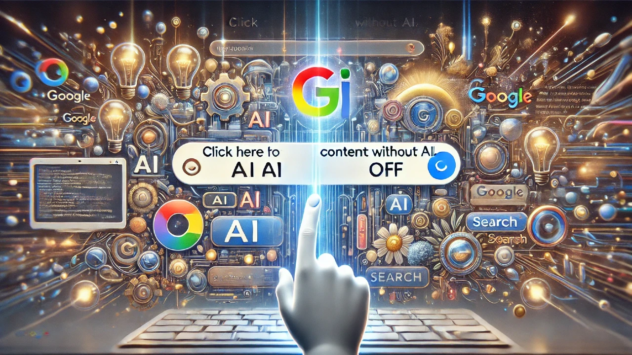 Contenido con IA o sin IA en Google